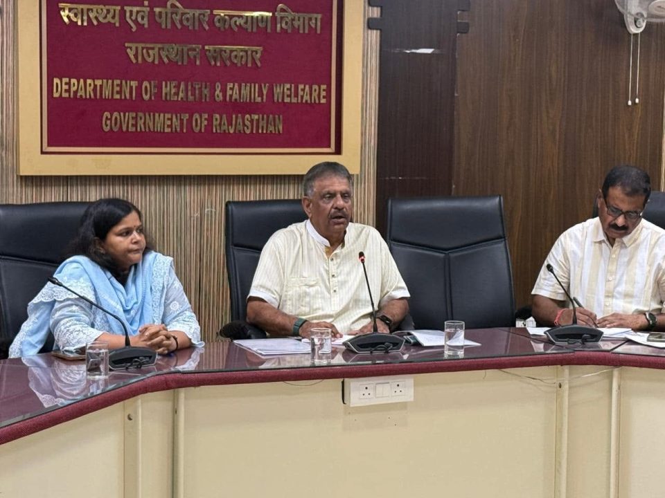 राजस्थान में स्वास्थ्य सेवाएं होंगी सुदृढ़